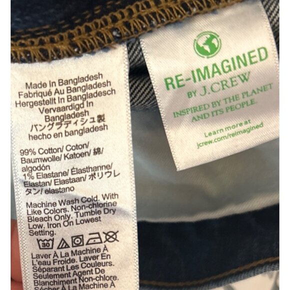 J.Crew Mens Flex Straight Leg Jeans Size W30 L32 Dark Wash Classic 90s - Picture 6 of 6